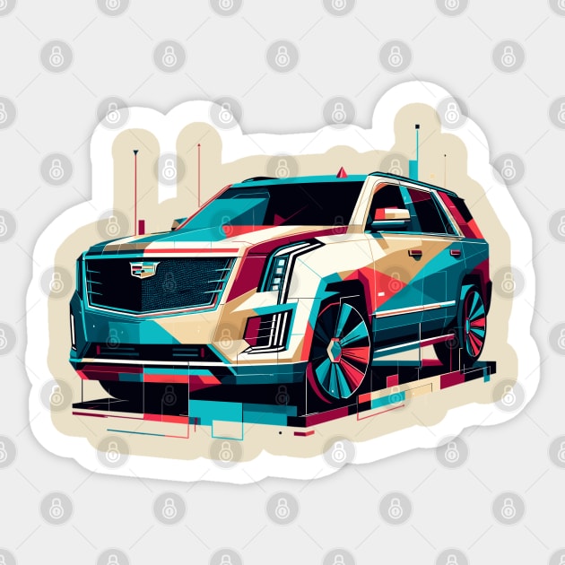 Cadillac Escalade Sticker by Vehicles-Art